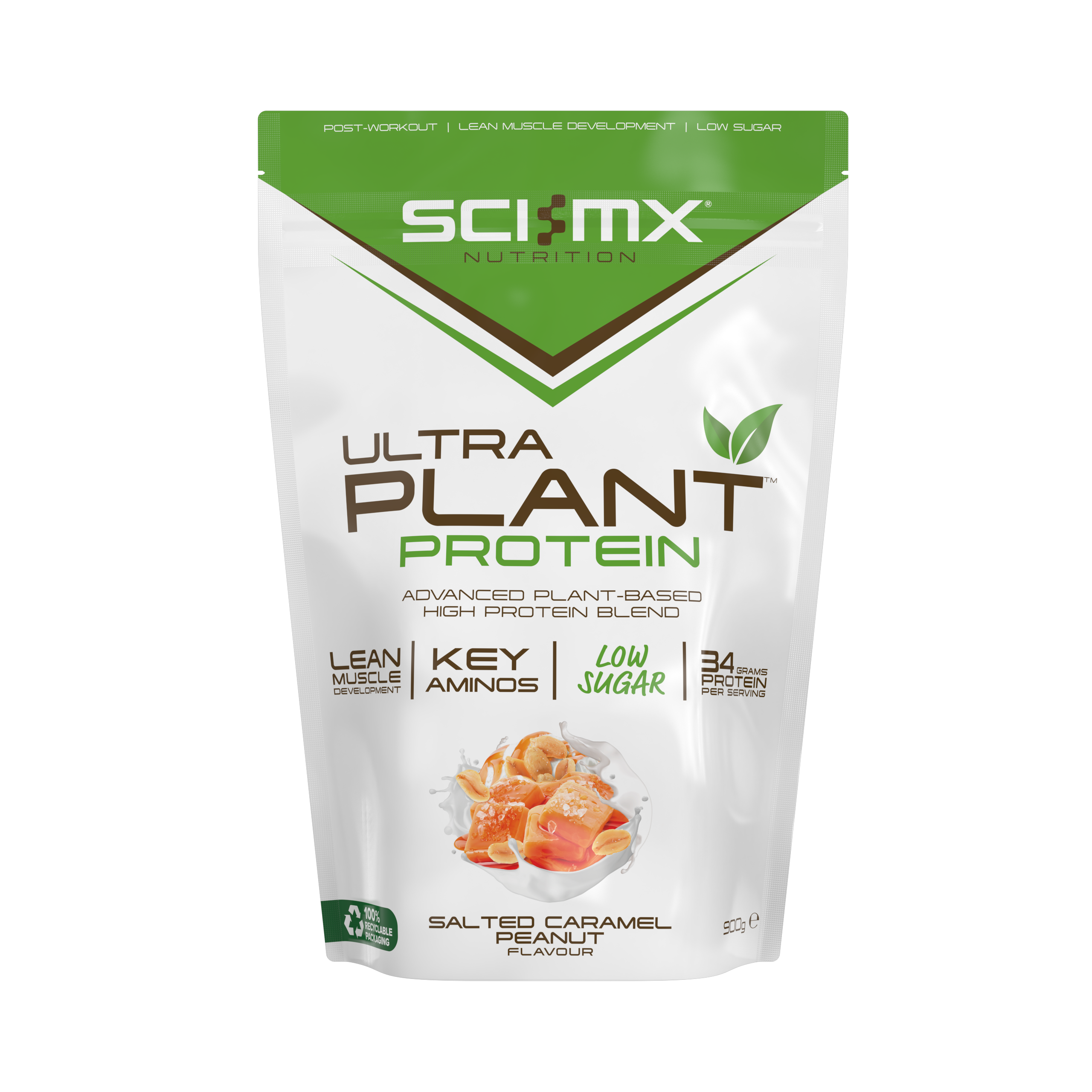 P3066 SCI-MX Ultra Plant Protein (Salted Caramel Peanut) 900g